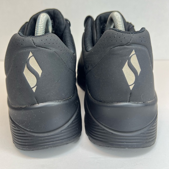 Sketchers Uno-Stand On Air Womens Sz 10M All Black 73690 Superb Barely Worn! - Picture 13 of 16